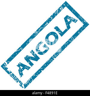 Angola rubber stamp Stock Photo