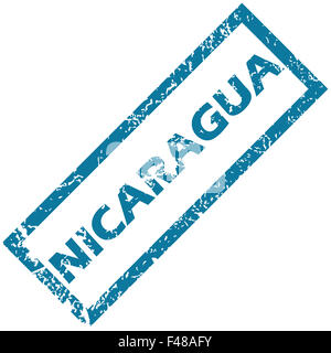 Nicaragua rubber stamp Stock Photo