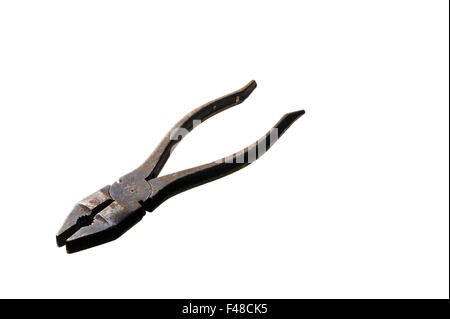 Old pair of pliers. Stock Photo