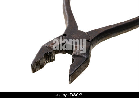 Old pair of pliers. Stock Photo