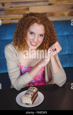Portrait of a smiling pretty woman Stock Photo