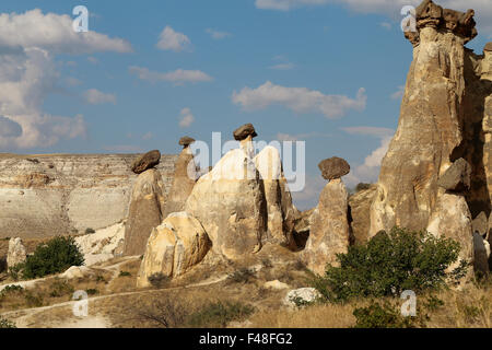 Beautiful Fairy rock in Cappadocia in Turkey Stock Photo