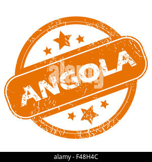 Angola grunge icon Stock Photo