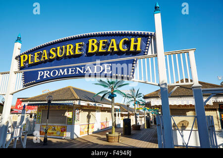 Entrance to Bottons Pleasure Beach in Skegness, Lincolnshire, England, UK. Stock Photo