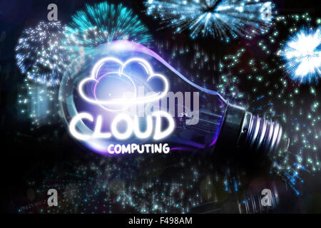 Composite image of cloud computing Stock Photo