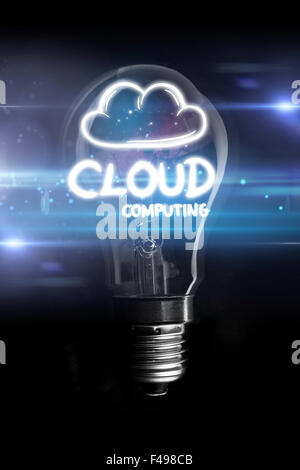 Composite image of cloud computing Stock Photo