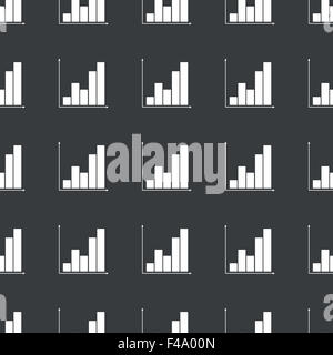 Straight black graphic pattern Stock Photo