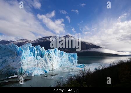 Perito Moreno Glacier natural attraction Southern Argentina South of Argentina beautiful shot of glacier stunning amazing view Stock Photo