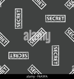 Rubber stamp SECRET pattern Stock Photo