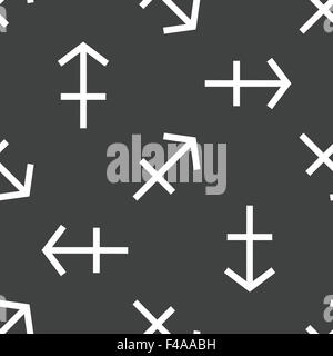 Sagittarius symbol pattern Stock Photo