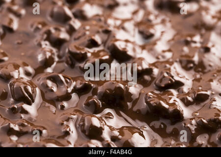 chocolate with hazelnuts Stock Photo