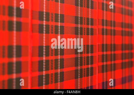 Scottish checked pattern background Stock Photo
