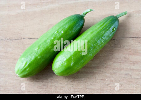 Minigurken - Small Cucumbers Stock Photo