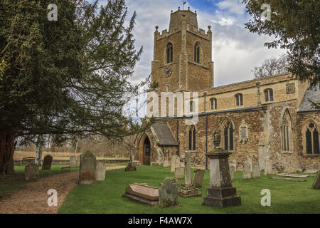 Church At Hemingford Grey Cambrigeshire UK Stock Photo