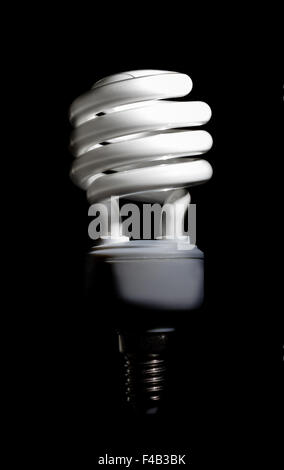 Energy saving compact fluorescent lightbulb Stock Photo