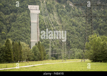 water power plant Walchensee Bavaria Germany Stock Photo