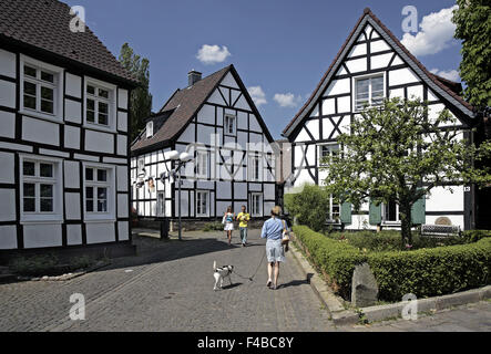 Half-timbered houses, Herdecke, Germany. Stock Photo