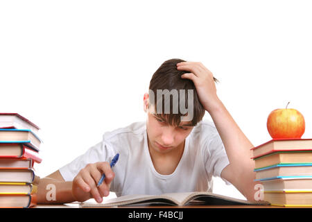 Tired Student Stock Photo