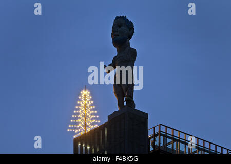 Artwork Hercules, Gelsenkirchen, Germany. Stock Photo