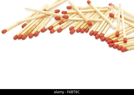 matchstick isolated on white background Stock Photo