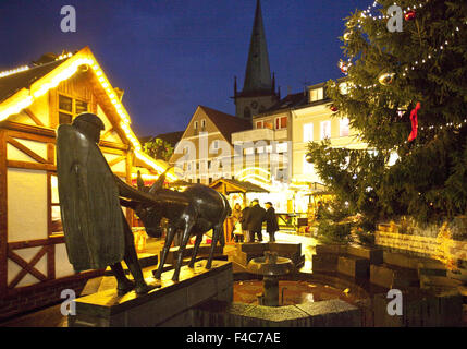 Christmas Market, Unna, Germany Stock Photo