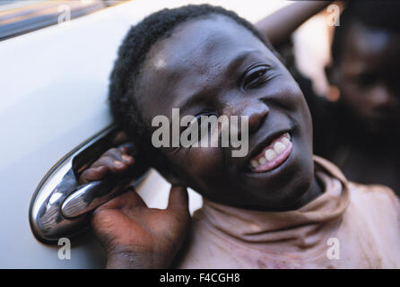 Tanzania, Portrait of Congolese boy. (Large format sizes available) Stock Photo