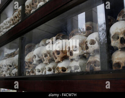 The Cheoung Ek Genocidal Center, the Killing Fields, near Phnom Penh, Cambodia. Stock Photo