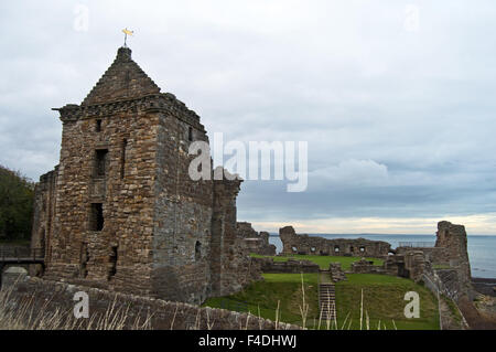 St Andrews castle, Fife, Scotland Stock Photo