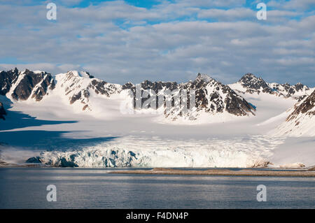 Magdalene Fjord, Spitzbergen, Svalbard Islands, Norway Stock Photo