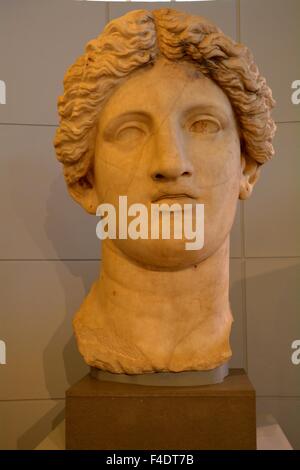 Statue in the Centrale Montemartini museum in Rome Stock Photo