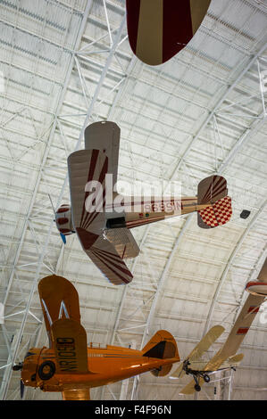 USA, Virginia, Herndon, National Air and Space Museum, Steven F. Udvar-Hazy Center, air museum, aerobatic aircraft Stock Photo