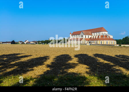 Abbey church, 12th century Cistercian, Pontigny, Yonne, Burgundy  France Stock Photo