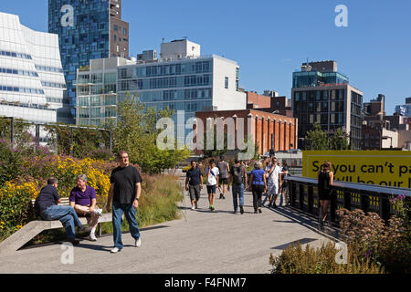 The High Line, New York City, USA Stock Photo