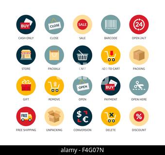 Delivery - modern line design style icons set Stock Vector Image & Art ...