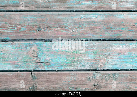 The old blue wood texture with natural patterns Stock Photo