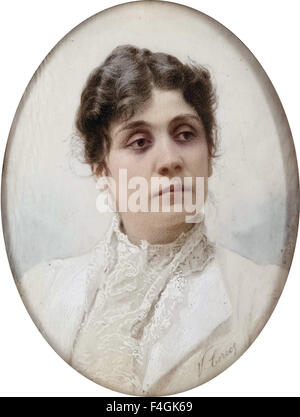 ELEONORA DUSE (1858-1924) Italian actress about 1895 Stock Photo