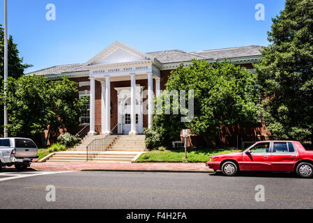 US Post Office, 104 Spring Avenue, Chestertown, Maryland Stock Photo