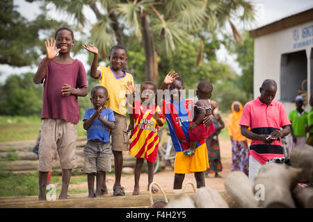 Children in Vea Village, Bolgatanga District, Ghana. Stock Photo