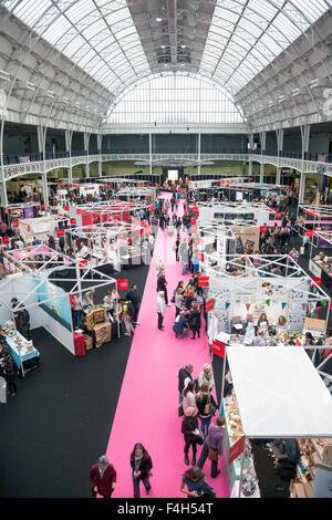 London, UK. 18th October 2015 - International specialists from the chocolate industry gather at Olympia Hall to exhibit at the annual Chocolate Show in London, UK’s largest chocolate event. Activities include workshops, presentations by famous chefs, demonstrations and a chocolate fashion show. Credit: Nathaniel Noir/Alamy Live News Stock Photo