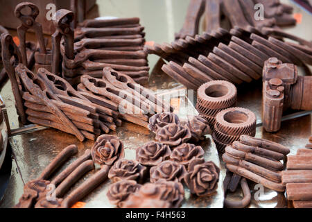 These rusty tools are actually made from chocolate. - Imgur