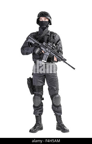 SWAT police officer Stock Photo - Alamy