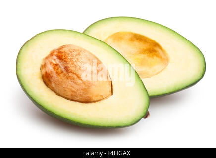 avocado isolated Stock Photo