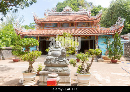 Tam Thai pagoda on Thuy Son,  marble mountains is a cluster of five marble and limestone hills , Da Nang city in Vietnam. Stock Photo