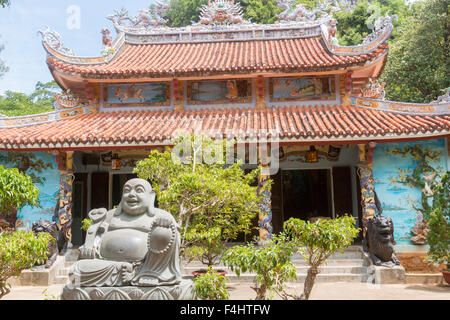 Tam Thai pagoda on Thuy Son,  marble mountains is a cluster of five marble and limestone hills , Da Nang city in Vietnam. Stock Photo