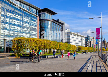 Glasgow's Financial district, Broomielaw, Glasgow, Scotland, UK Stock Photo