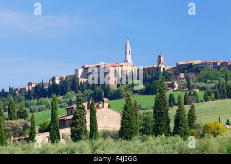 Pienza, Val d'Orcia (Orcia Valley), UNESCO World Heritage Site, Siena Province, Tuscany, Italy, Europe Stock Photo