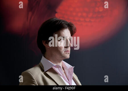 Robert Wilton, author and former civil servant, at the Summerhall Historical Fiction Festival 2015. Edinburgh, Scotland. Stock Photo