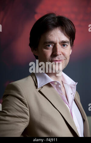 Robert Wilton, author and former civil servant, at the Summerhall Historical Fiction Festival 2015. Edinburgh, Scotland. Stock Photo