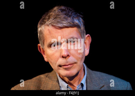 Ronald Frame, the prize-winning novelist, short story writer and dramatist at the Summerhall Historical Fiction Festival 2015. Stock Photo