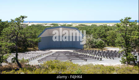 Amphitheater at Province Lands Visitor Center in Provincetown, Massachusetts on Cape Cod. Stock Photo